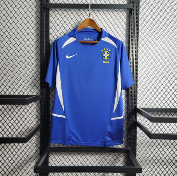 Brasilien Away Retro Trikot WM 2002