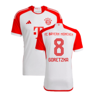 Bayern München Leon Goretzka 8 Home Trikot 2023-2024