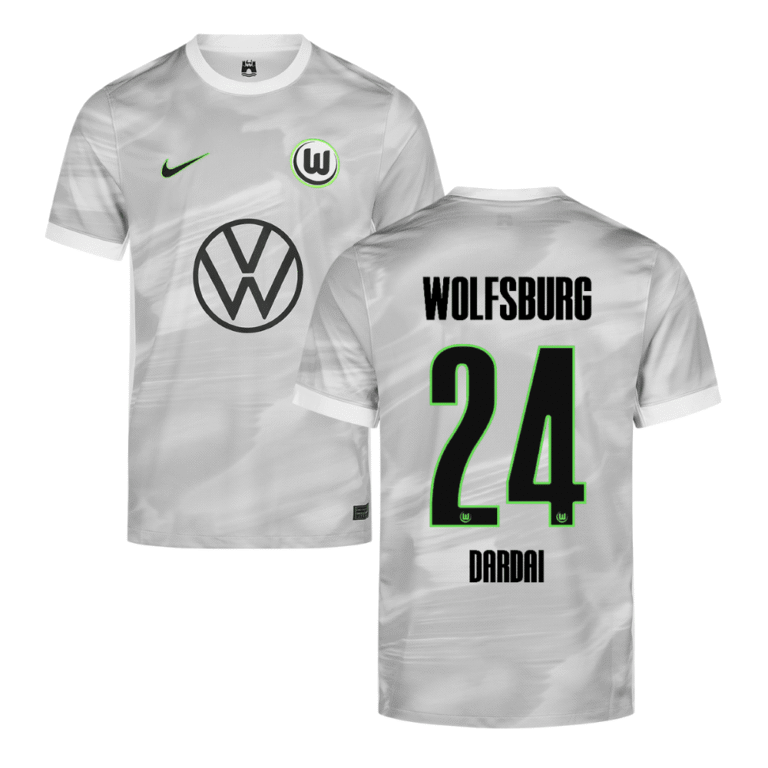 VFL Wolfsburg Bence Dárdai 24 Away Trikot 2025-2026