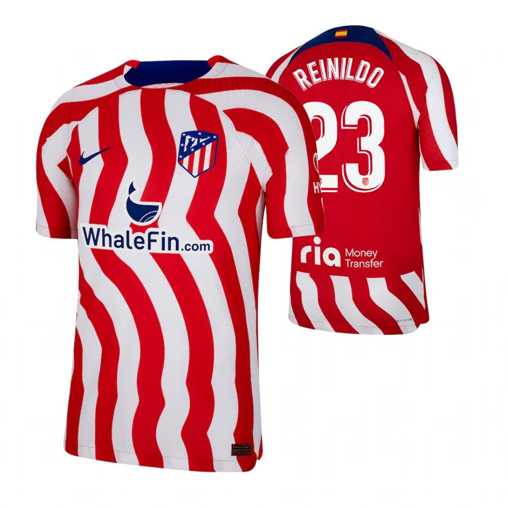 Atletico Madrid Reinildo Mandava 23 Home Trikot 2022-2023 Atletico Madrid Reinildo Mandava 23 Home Trikot 2022-2023