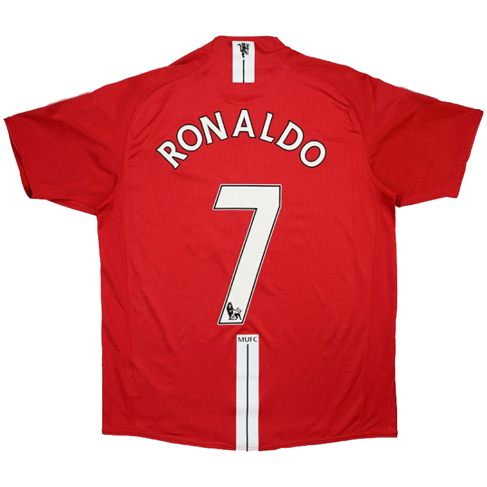 Manchester United Cristiano Ronaldo 7 Retro Home Trikot 2007-2008