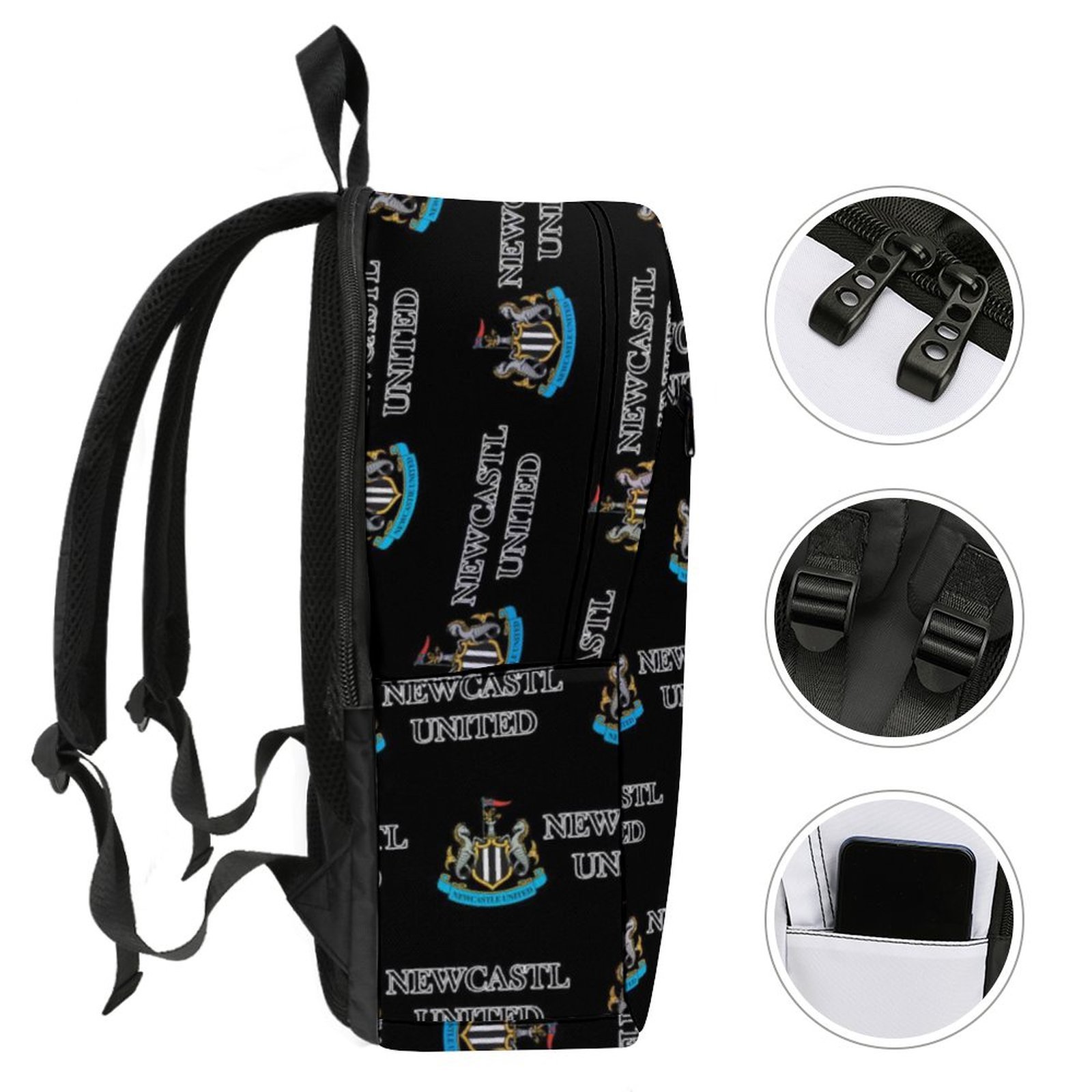 Newcastle United Unisex Backpack Rucksack Outdoor Wanderrucksack Newcastle United Unisex Backpack Rucksack Outdoor Wanderrucksack