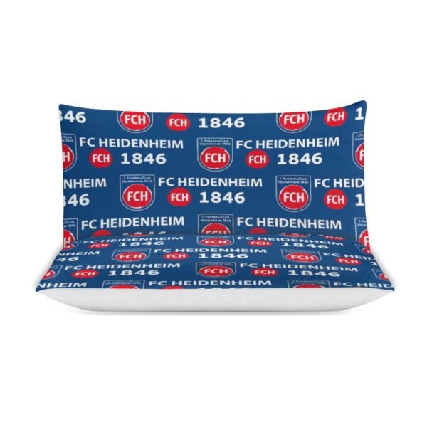 FC Heidenheim Bettwäscheset 3 Stück Kinder Erwachsene Steppdeckenbezug Steppdeckenbezug Multi Size Laken Set