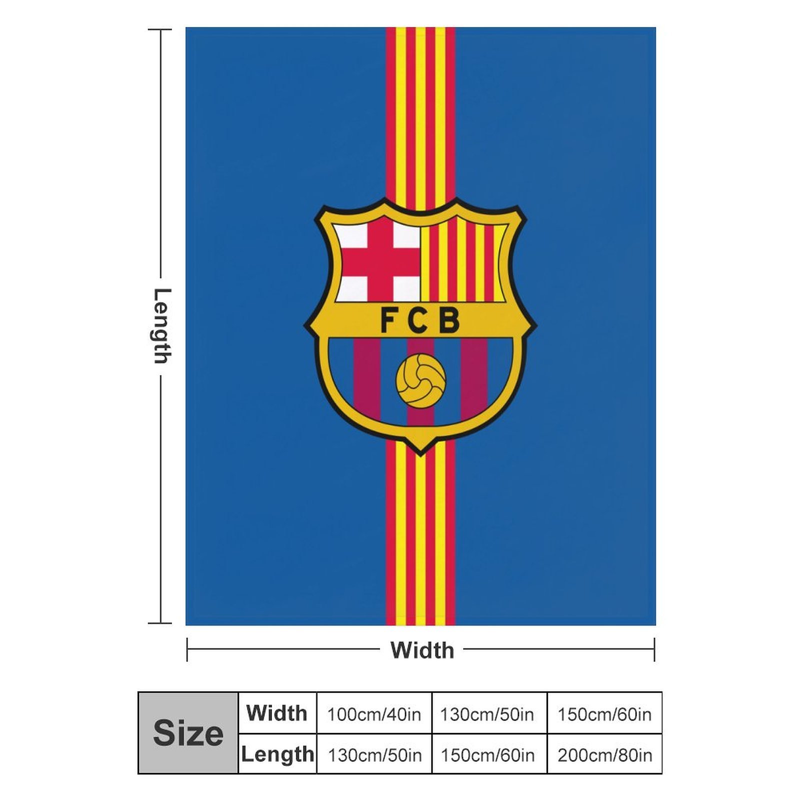 Fc Barcelona Decken, Superweiche Decken, Verschiedene Größen Von Decken Fc Barcelona Decken, Superweiche Decken, Verschiedene Größen Von Decken