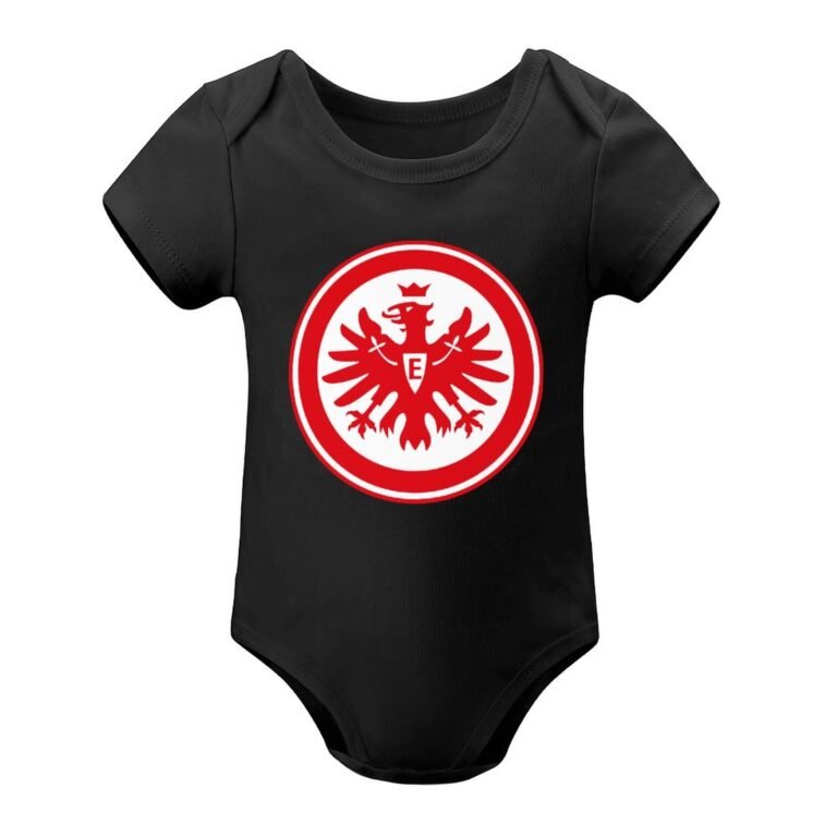 Eintracht Frankfurt Baby Bodysuit Strampler Schlafanzug Mit Kurzen Ärmeln