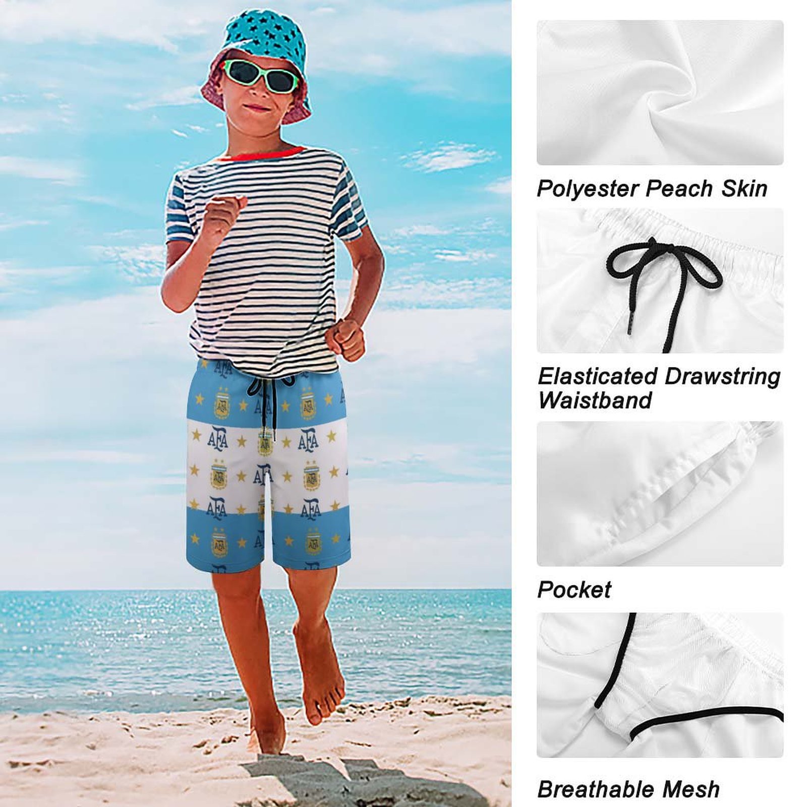 Argentinien Kinder Badehose,Strandshorts Sommer Jogginghose,Strandhosen Argentinien Kinder Badehose,Strandshorts Sommer Jogginghose,Strandhosen