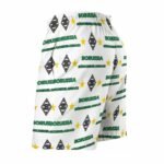 Borussia Mönchengladbach Herren Badehose Schnelltrocknende Strandshorts Mit Tasche Kordelzug Shorts
