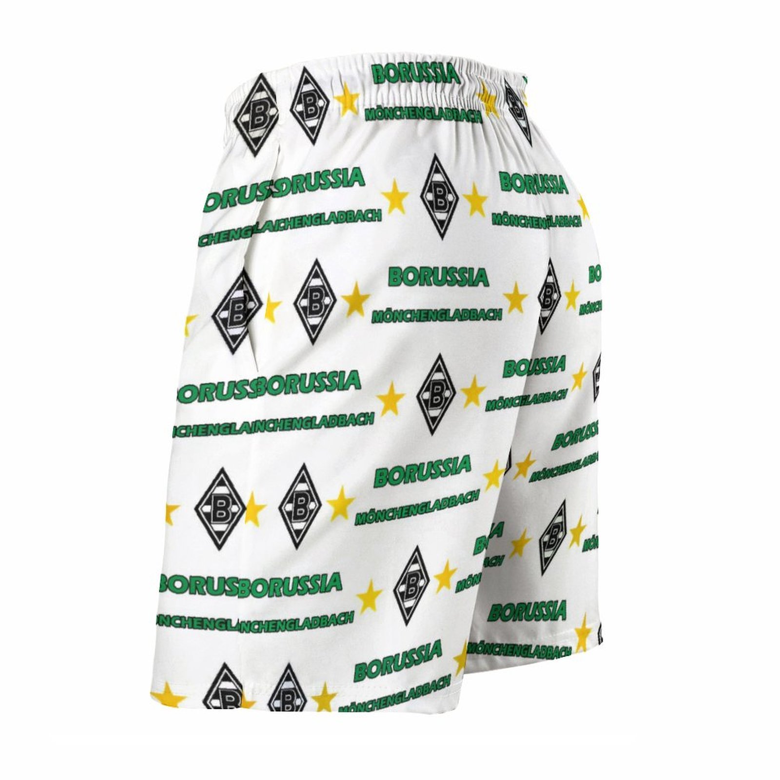 Borussia Mönchengladbach Herren Badehose Schnelltrocknende Strandshorts Mit Tasche Kordelzug Shorts Borussia Mönchengladbach Herren Badehose Schnelltrocknende Strandshorts Mit Tasche Kordelzug Shorts