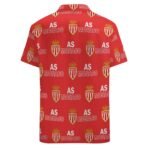 AS Monaco Kurzärmelige Herrenhemden, Passform Sommer Kurzarm Casual Button-Down Hemden
