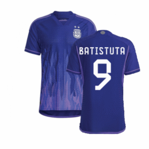 Argentinien Gabriel Batistuta 9 Away Trikot WM 2022