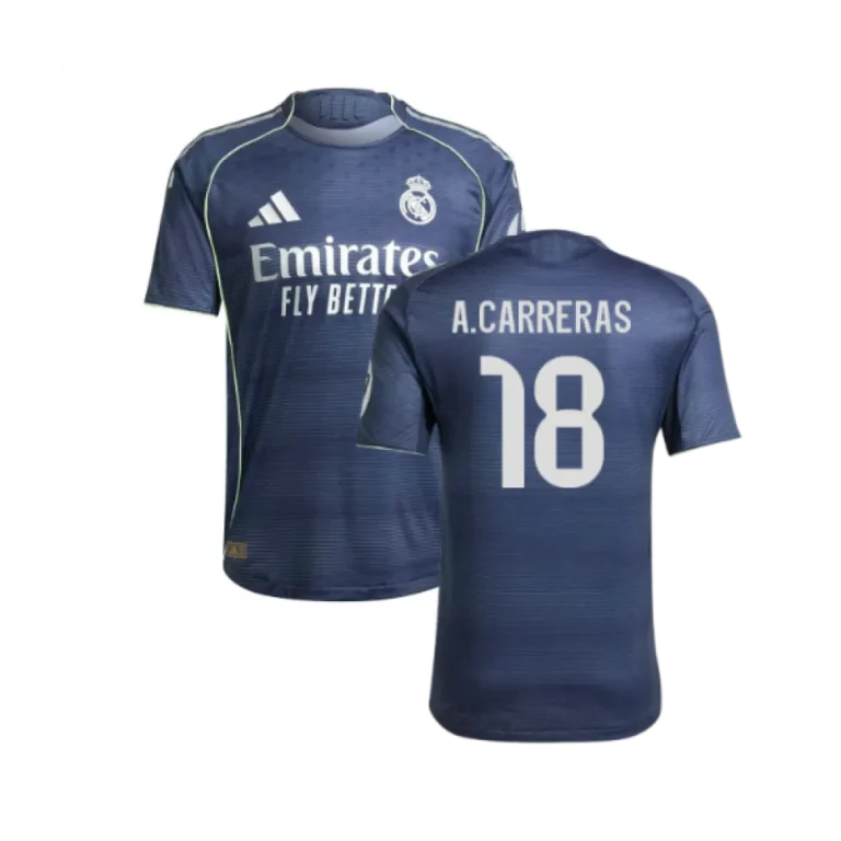 Real Madrid Álvaro Carreras 18 Away Trikot 2025-2026
