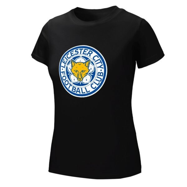 Leicester City Damen Kurzarm Rundhals T-Shirt Casual Sommer Tops