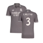 Real Madrid Éder Militão 3 Third Trikot 2024-2025