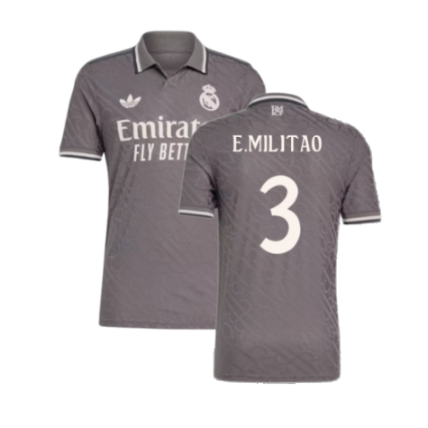 Real Madrid Éder Militão 3 Third Trikot 2024-2025