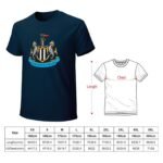 Newcastle United Core Stretch Slim Cneck Gildan Tee T-Shirt Herren