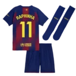 FC Barcelona Raphinha 11 Heimtrikot Kinder 2025-2026