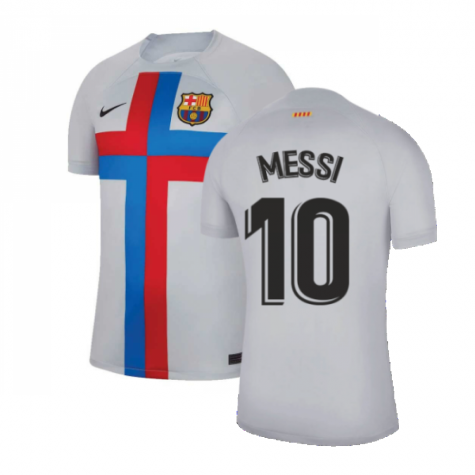 FC Barcelona Lionel Messi 10 UCL Third Trikot 2022-2023
