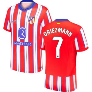 Atletico Madrid Antoine Griezmann 7 Home Trikot 2024-2025