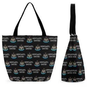 Newcastle United Frauen Tragetasche Oxford-Stoff Einkaufsbeutel Tote Bag