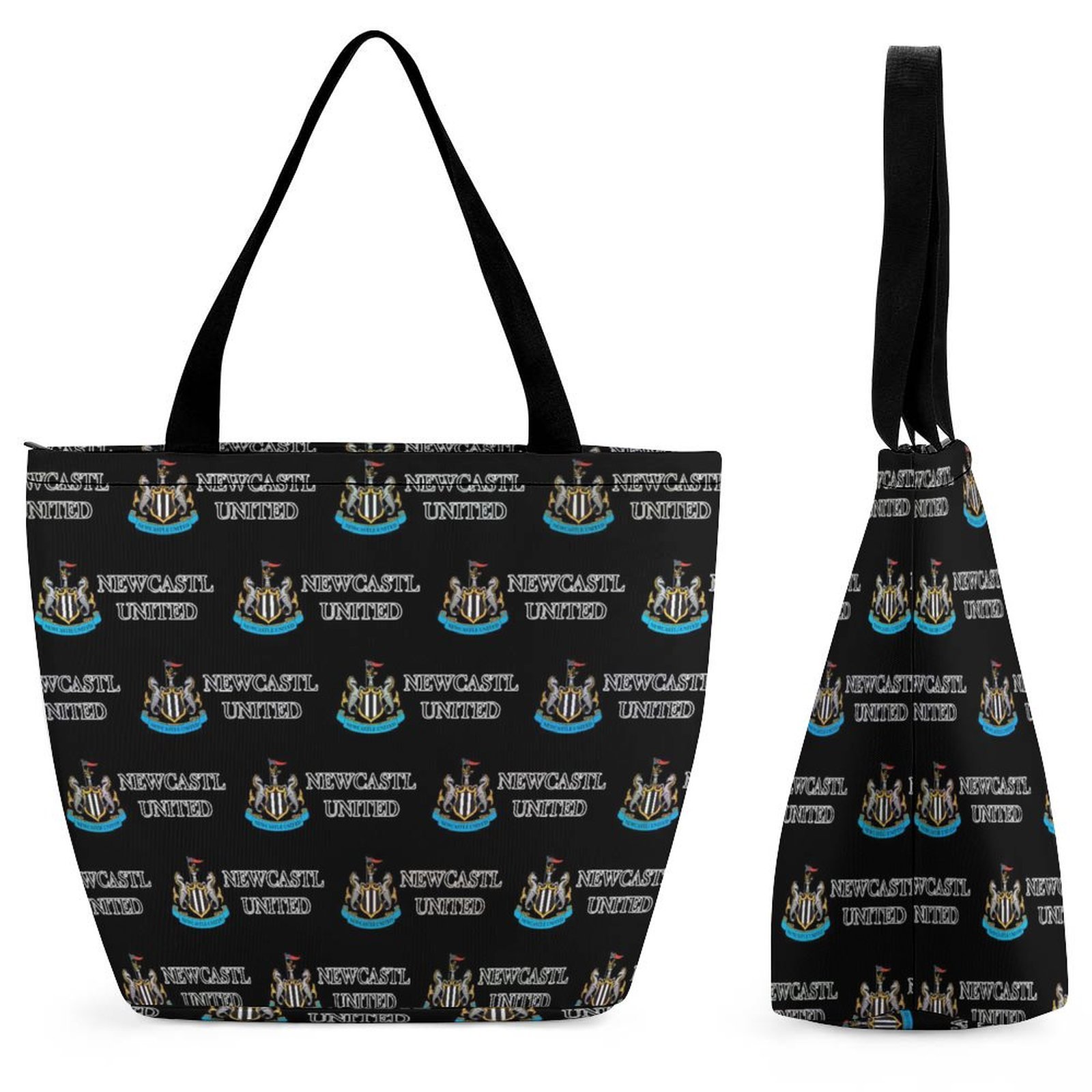 Newcastle United Frauen Tragetasche Oxford-Stoff Einkaufsbeutel Tote Bag Newcastle United Frauen Tragetasche Oxford-Stoff Einkaufsbeutel Tote Bag