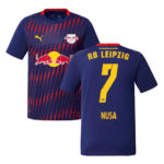 RB Leipzig Antonio Nusa 7 Away Trikot 2025-2026
