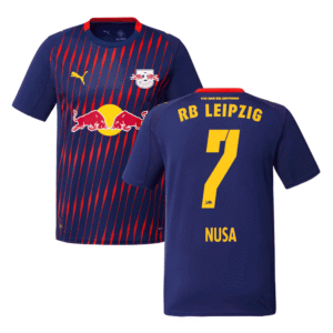 RB Leipzig Antonio Nusa 7 Away Trikot 2025-2026