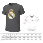 Real Madrid Core Stretch Slim Cneck Gildan Tee T-Shirt Herren