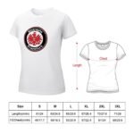 Eintracht Frankfurt Damen Kurzarm Rundhals T-Shirt Casual Sommer Tops