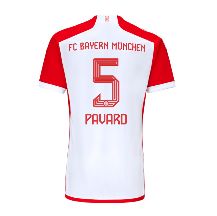Bayern München Benjamin Pavard 5 Home Trikot 2023-2024 Bayern München Benjamin Pavard 5 Home Trikot 2023-2024