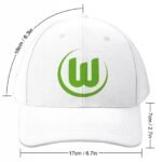 Unisex VfL Wolfsburg Baseball Cap Verstellbar Reine Farbe Baseballkappe Mütze