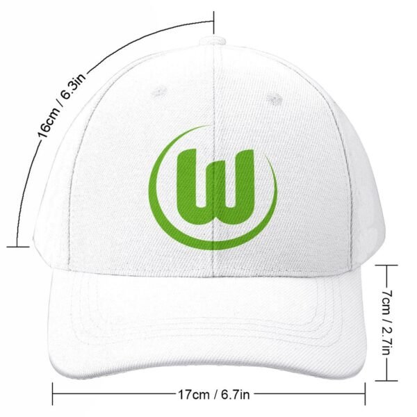 Unisex VfL Wolfsburg Baseball Cap Verstellbar Reine Farbe Baseballkappe Mütze