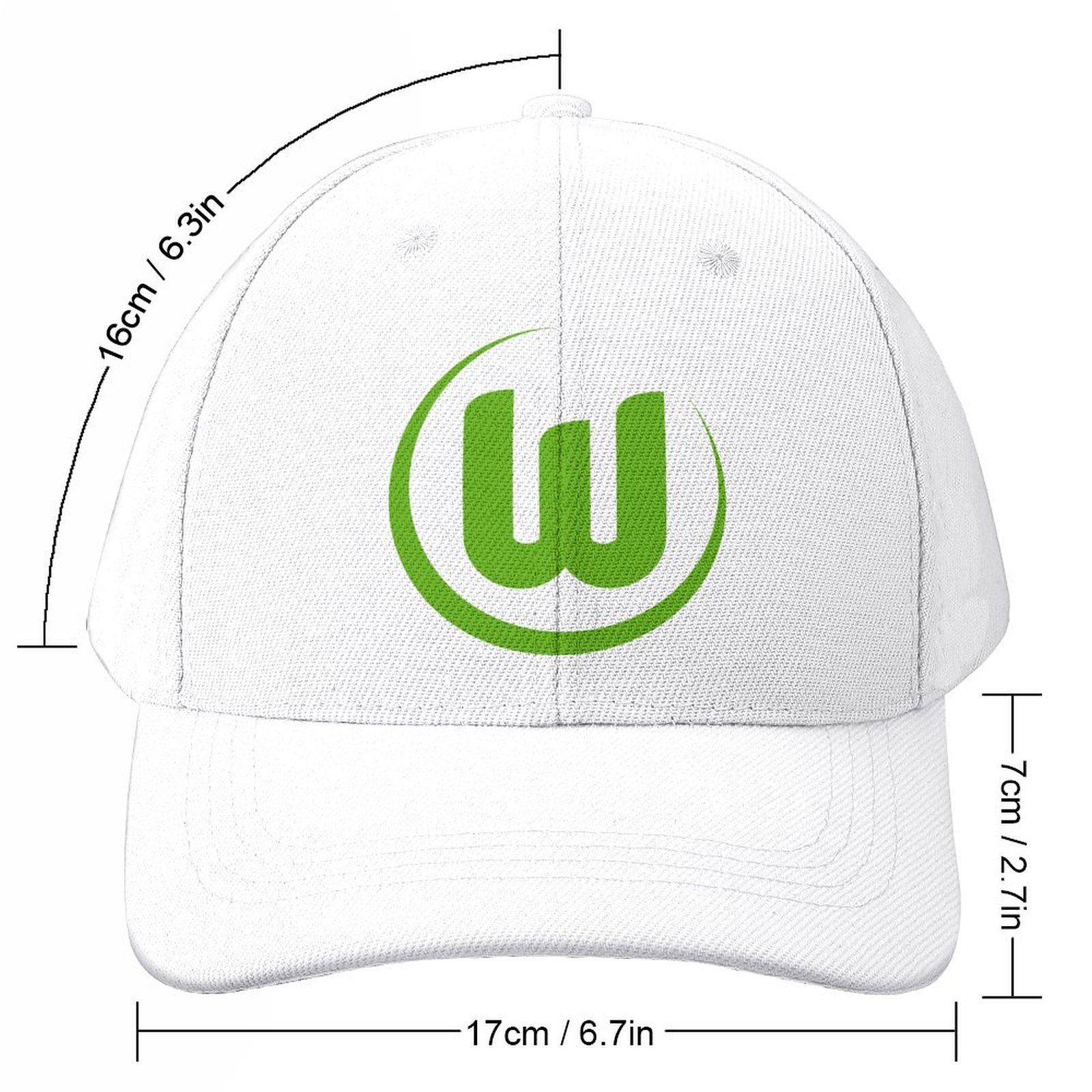 Unisex VfL Wolfsburg Baseball Cap Verstellbar Reine Farbe Baseballkappe Mütze Unisex VfL Wolfsburg Baseball Cap Verstellbar Reine Farbe Baseballkappe Mütze