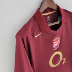 Arsenal Langarm Retro Home Trikot 2005-2006