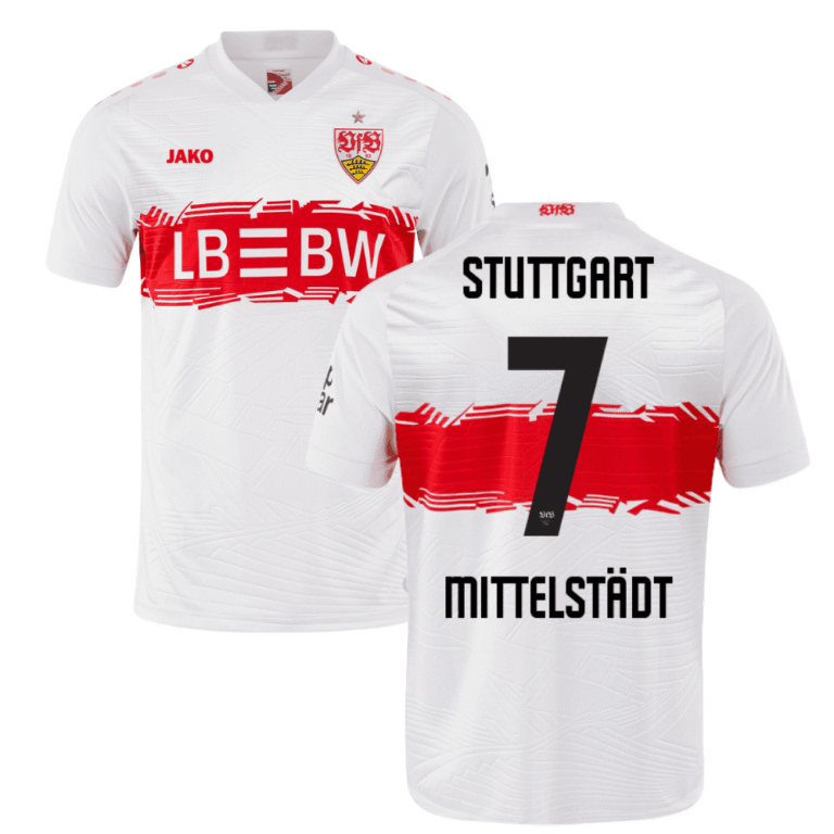 VfB Stuttgart Maximilian Mittelstädt 7 Home Trikot 2025-2026