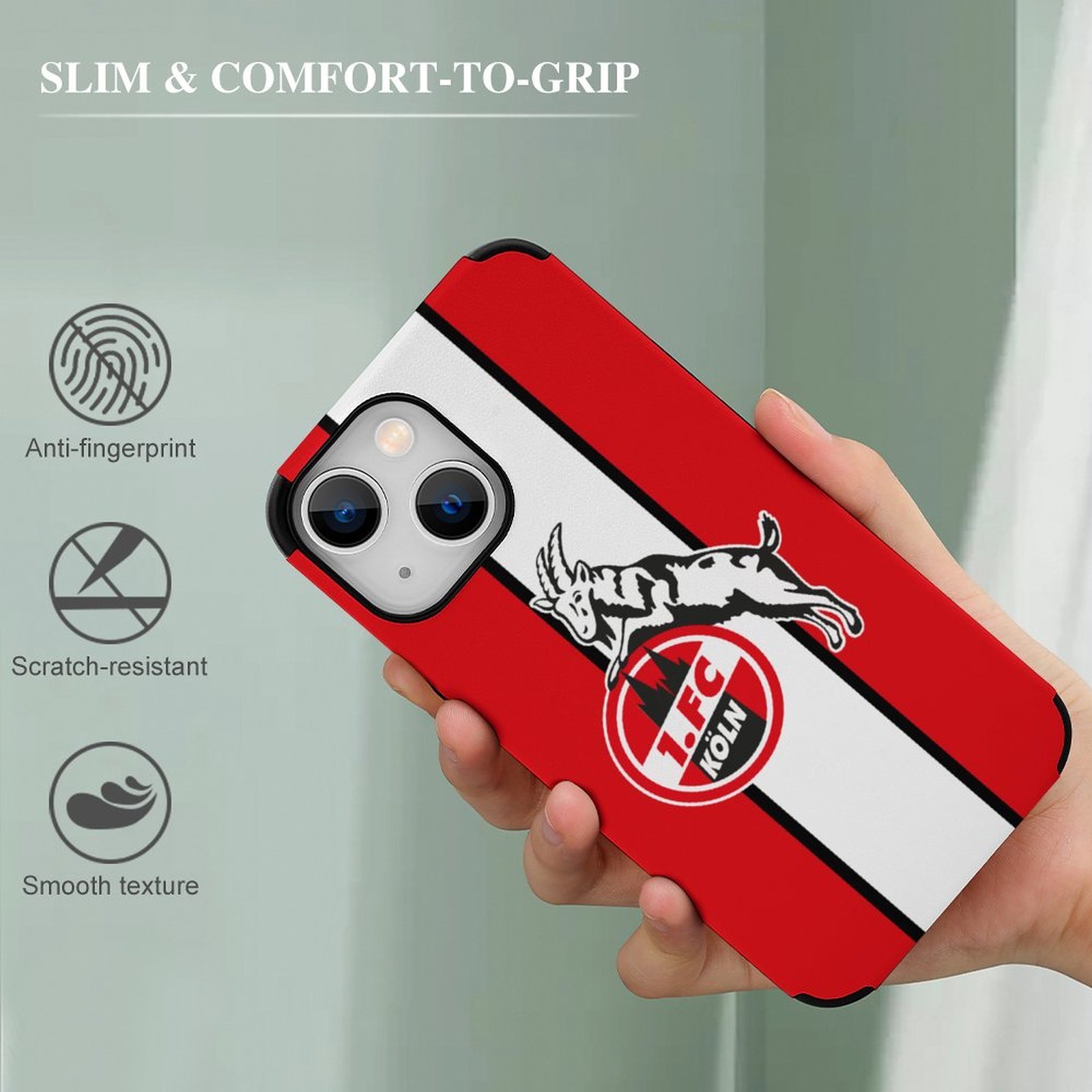 FC Köln Stoßfest Und Schützend Handyhüllen & Cover Für IPhone 13 FC Köln Stoßfest Und Schützend Handyhüllen & Cover Für IPhone 13