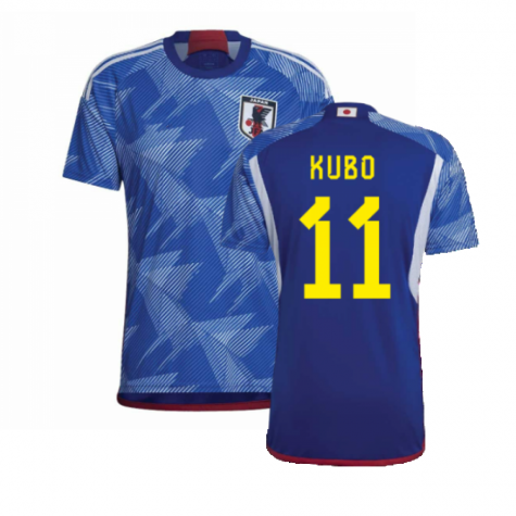 Japan Takefusa Kubo 11 Home Trikot WM 2022 Japan Takefusa Kubo 11 Home Trikot WM 2022