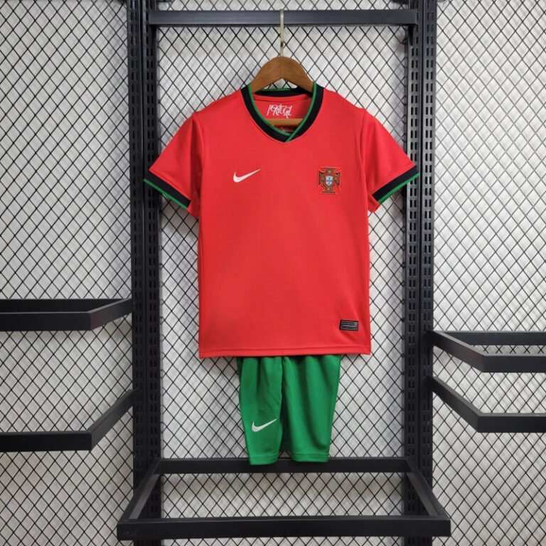 Portugal Cristiano Ronaldo 7 Heimtrikot Kinder Minikit EM 2024