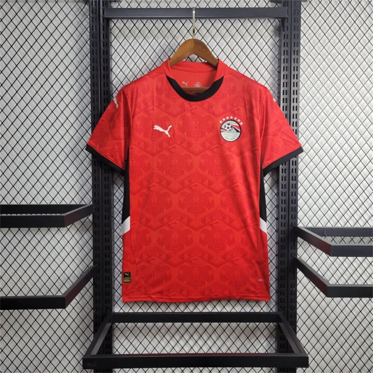 Ägypten Mohamed Salah 10 Home Trikot 2024-2025 Ägypten Mohamed Salah 10 Home Trikot 2024-2025