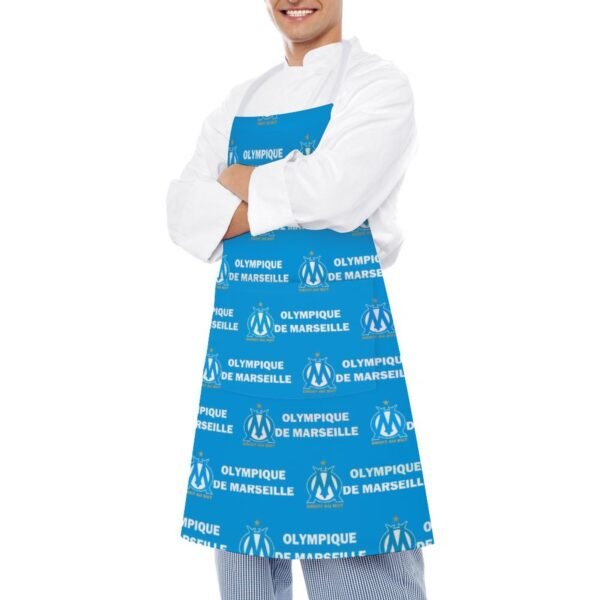 Olympique De Marseille Wasserdichte Schürze Wasserdichte Schürze Mit Taschen Für Küchenfarbe Und Mehr.