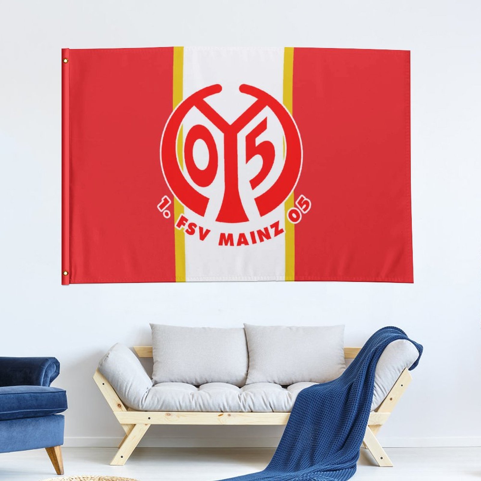 FSV Mainz 05 Fahne Flagge - Garten Flagge FSV Mainz 05 Fahne Flagge - Garten Flagge