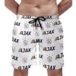 Ajax Staaten Herren Badehose Schnelltrocknende Strandshorts Mit Tasche Kordelzug Shorts