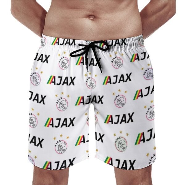 Ajax Staaten Herren Badehose Schnelltrocknende Strandshorts Mit Tasche Kordelzug Shorts