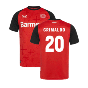 Bayer Leverkusen Alejandro Grimaldo 20 Home Trikot 2024-2025