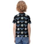 Inter Mailand Jungen Mädchen Kurzarm 3D-Druck T-Shirt Rundhals-Sommerhemd Tops