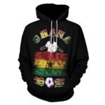 Ghana2022 Gefütterte Plüsch Kapuzenpulli Dick Herren Hoodies Sweatshirt Langarm Warm