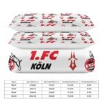 FC Köln Bettwäscheset 3 Stück Kinder Erwachsene Steppdeckenbezug Steppdeckenbezug Multi Size Laken Set