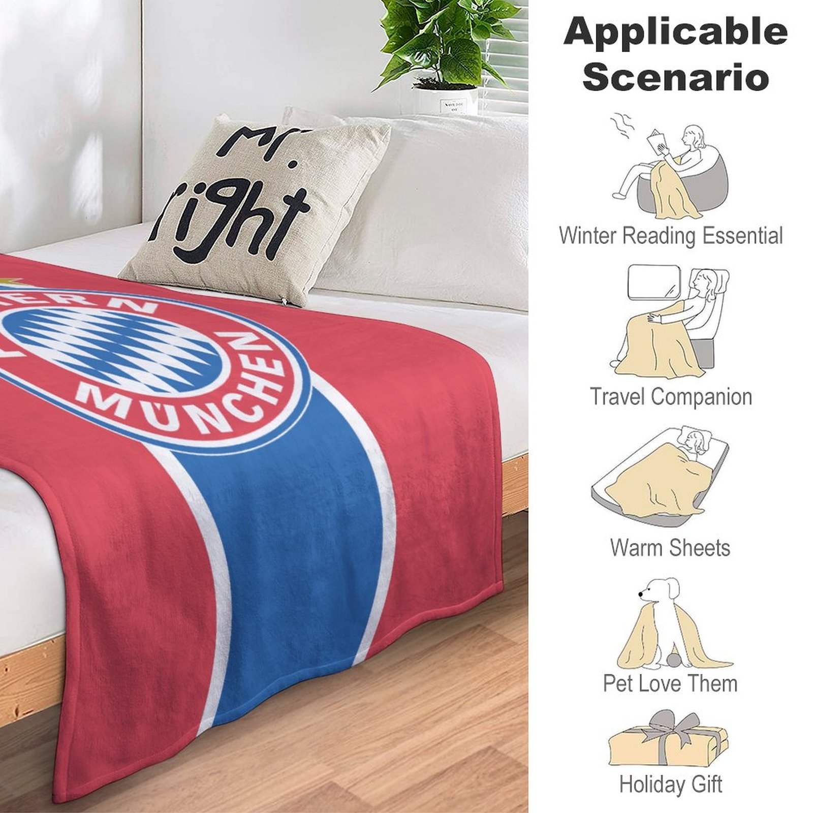 Bayern München Decken, Superweiche Decken, Verschiedene Größen Von Decken Bayern München Decken, Superweiche Decken, Verschiedene Größen Von Decken