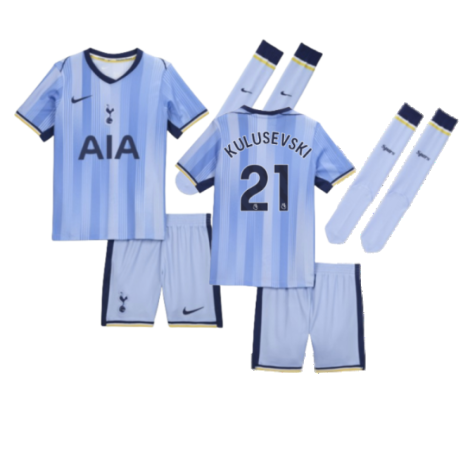 Tottenham Hotspur Dejan Kulusevski 21 Auswärtstrikot Kinder 2024-2025