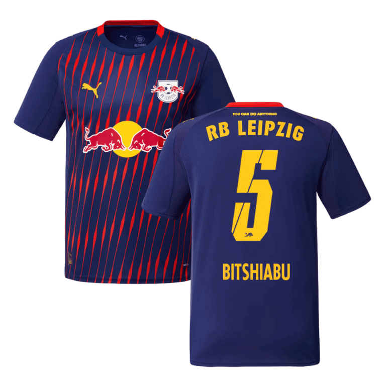 RB Leipzig El Chadaille Bitshiabu 5 Away Trikot 2025-2026