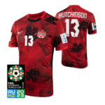Kanada Atiba Hutchinson 13 Home Trikot WM 2023